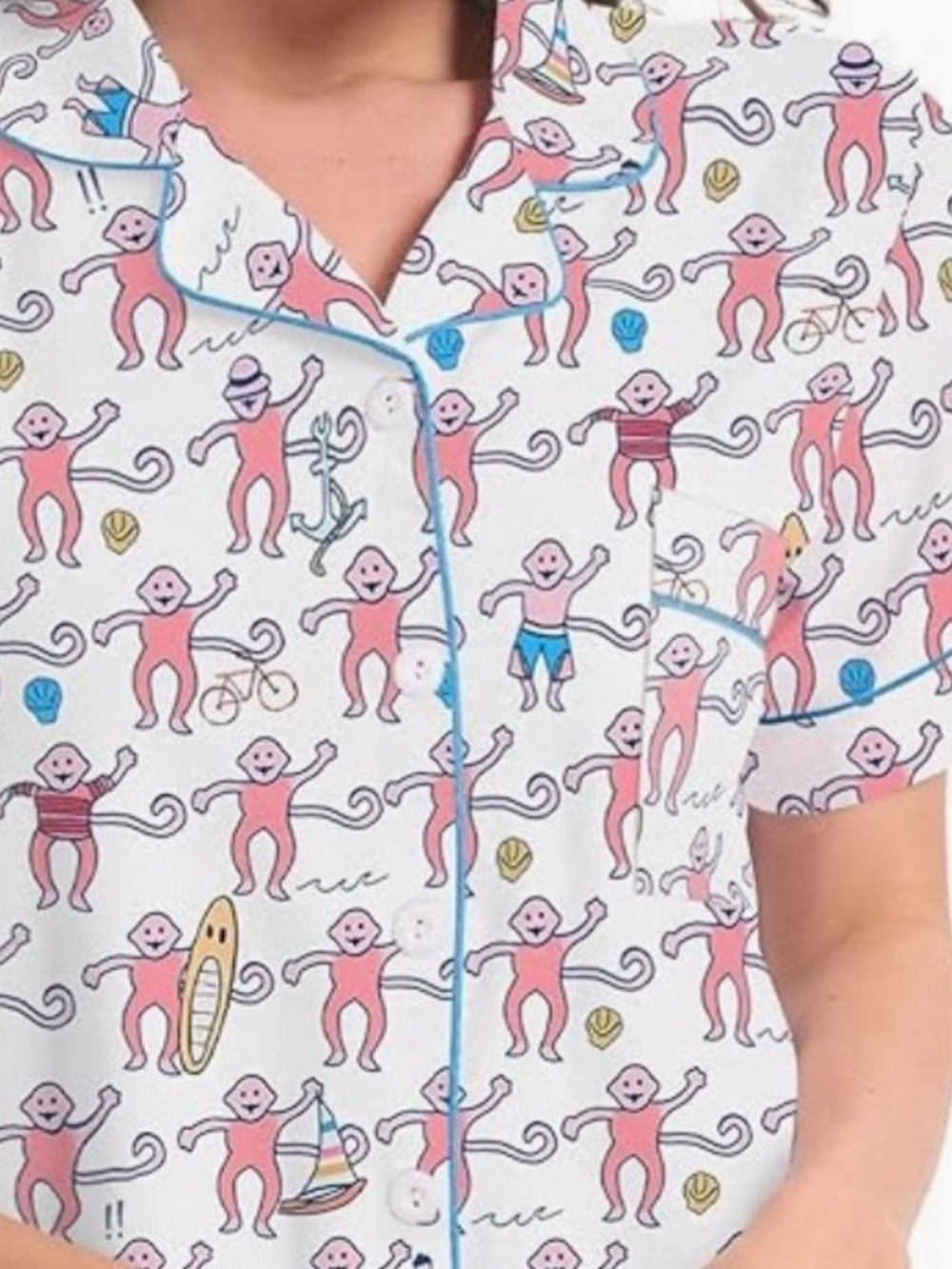 Amazing Ro!!er R@bbit-inspired PJs in Pastel - Picture 3 of 5